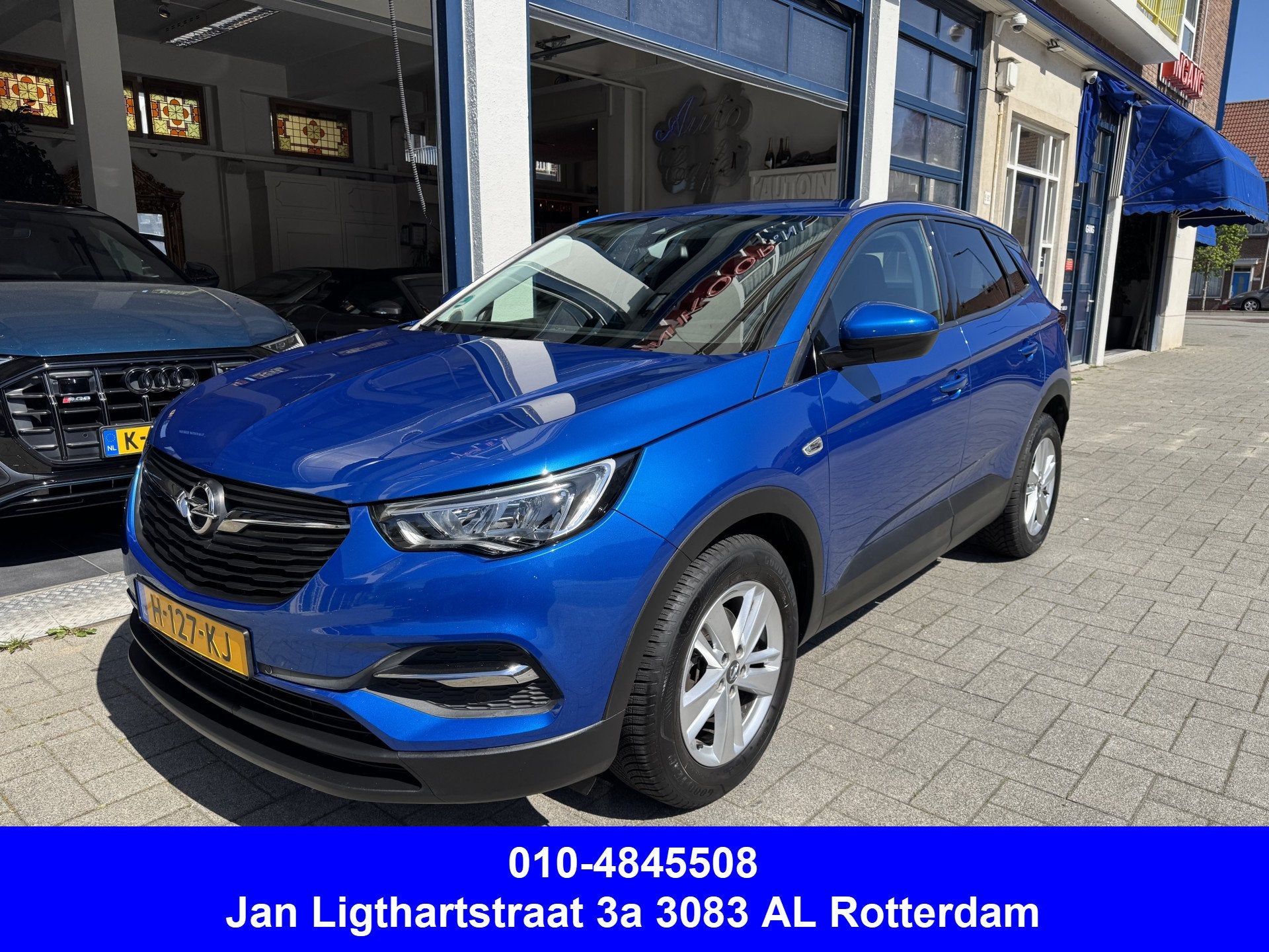 Opel Grandland X 1.2 Turbo Business Edition CARPLAY/NAVI/NL, Auto's, Gebruikt, 1199 cc, Blauw, Origineel Nederlands