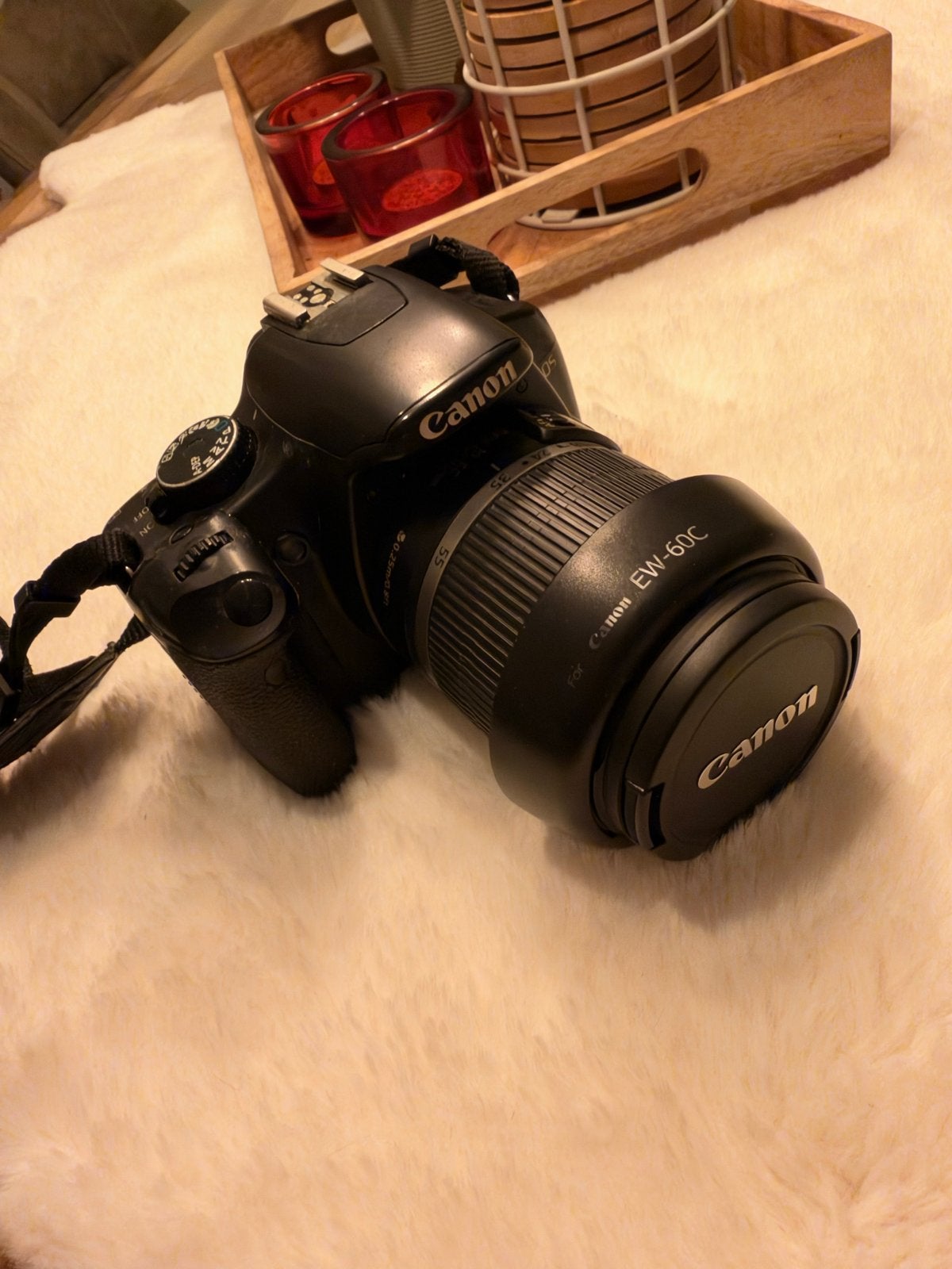 Canon EOS 450D met 2 gestabiliseerde lenzen en tas, Ophalen, Gebruikt, Spiegelreflex, Canon
