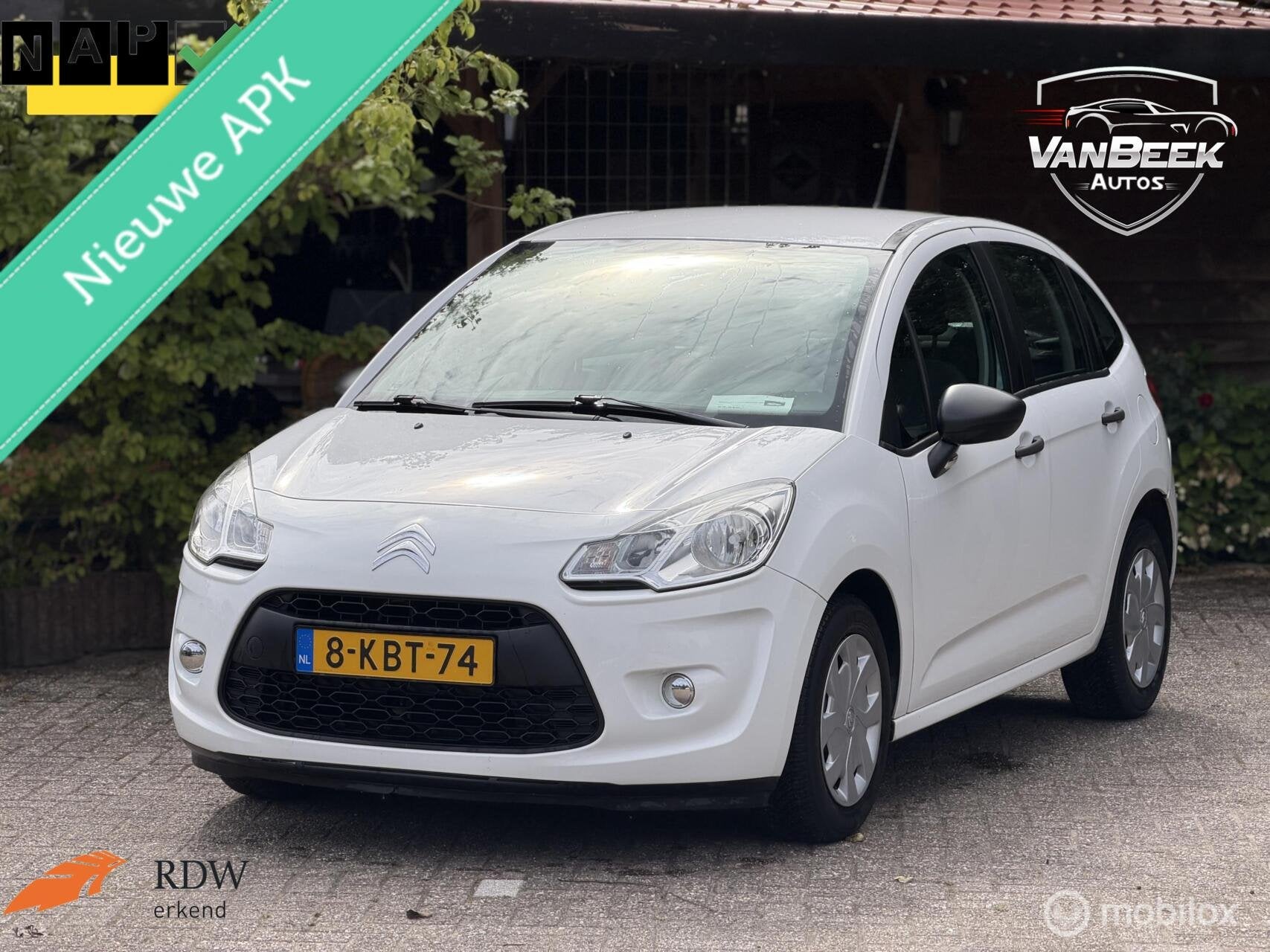 Citroen C3 1.0 VTi Attraction apk airco nap, Auto's, Citroën, Voorwielaandrijving, Euro 5, 450 kg, Gebruikt