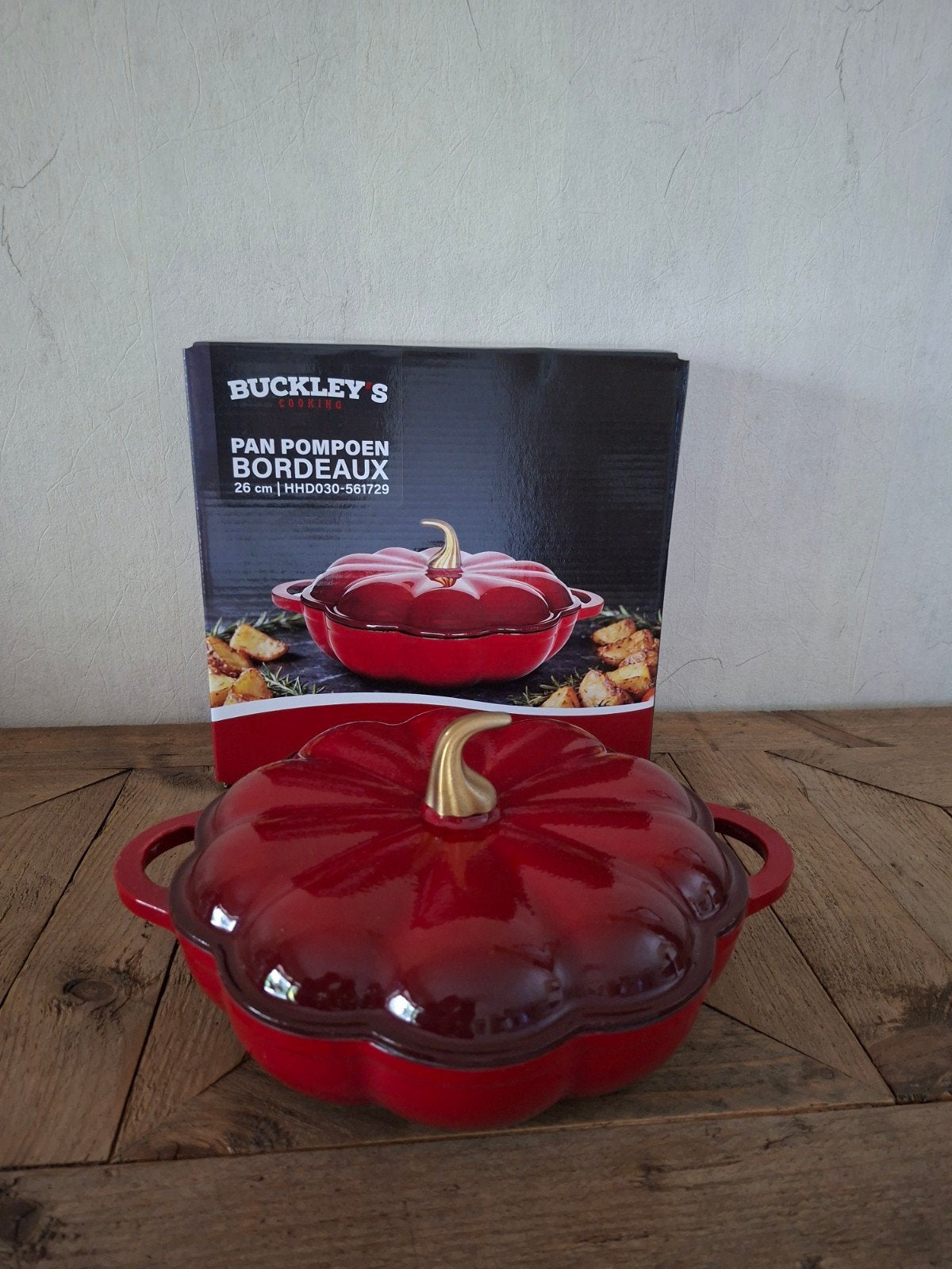 Pompoen pan Buckley's nieuw, Ophalen, Nieuw, Gietijzer