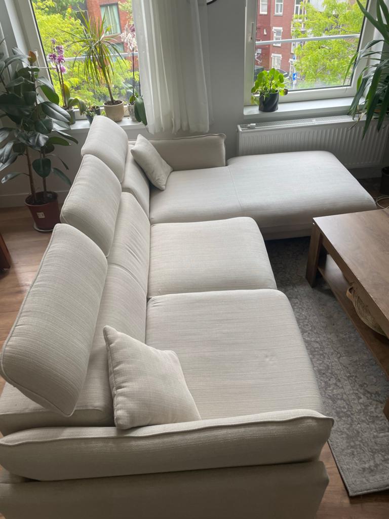 Westing Hoekbank met Fauteuil - Verstelbare Hoofdsteunen, Ophalen of Verzenden, Zo goed als nieuw
