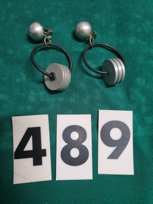 Oorbellen clips metaal en rubber 489, Ophalen of Verzenden, 'T Olde Gre-j, Info@toldegrej.nl, Endepoelstraat 20f Didam