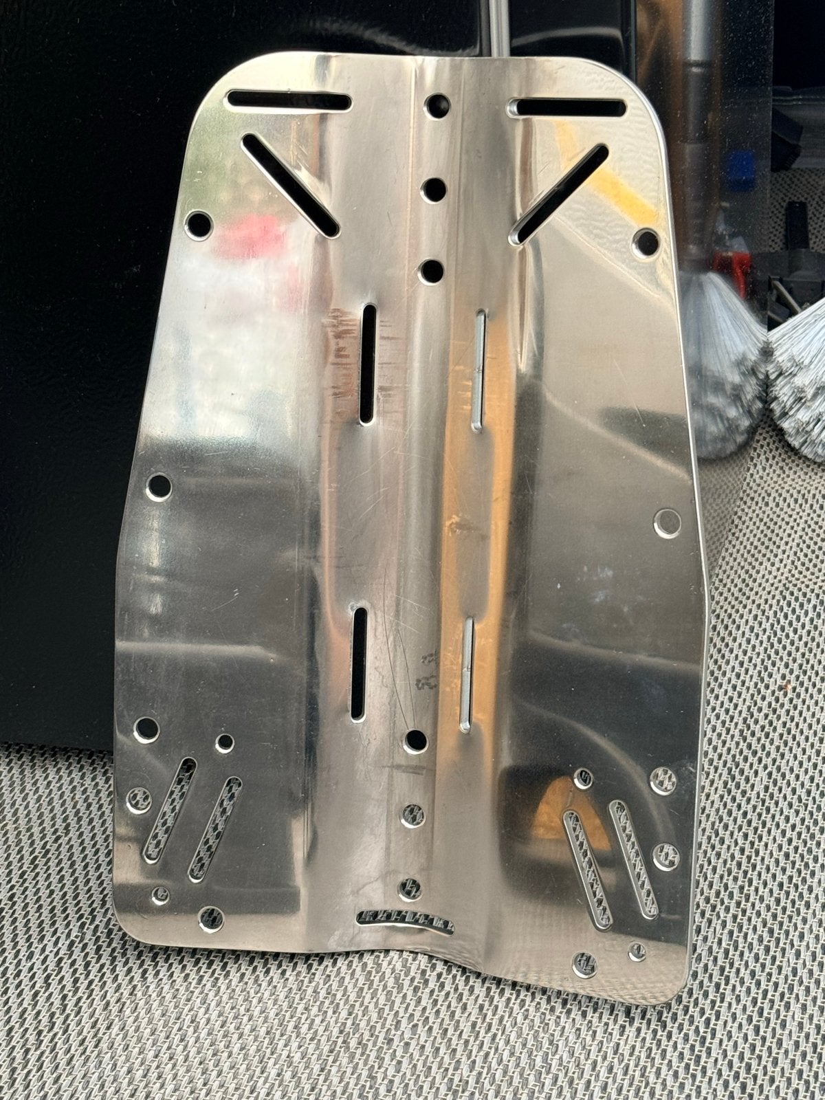 Tecline 6 mm RVS Backplate - 4,2 kg, Ophalen, Nieuw, Overige typen