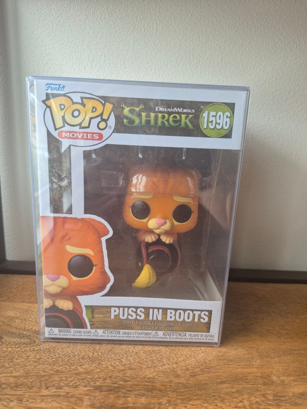 Funko pop Puss in boots, Ophalen of Verzenden, Zo goed als nieuw