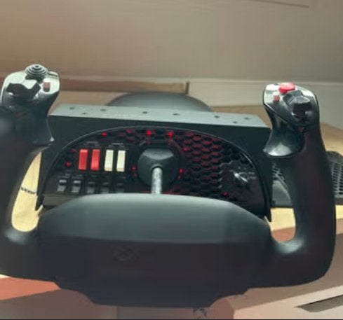 Honeycomb Alpha Flight Controls Yoke + Schakelpaneel, Computers en Software, Joysticks, Ophalen of Verzenden, Zo goed als nieuw