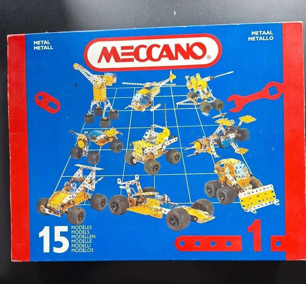 Meccano doos 15 modellen, Overige merken, Gebruikt, Auto, Groter dan 1:32