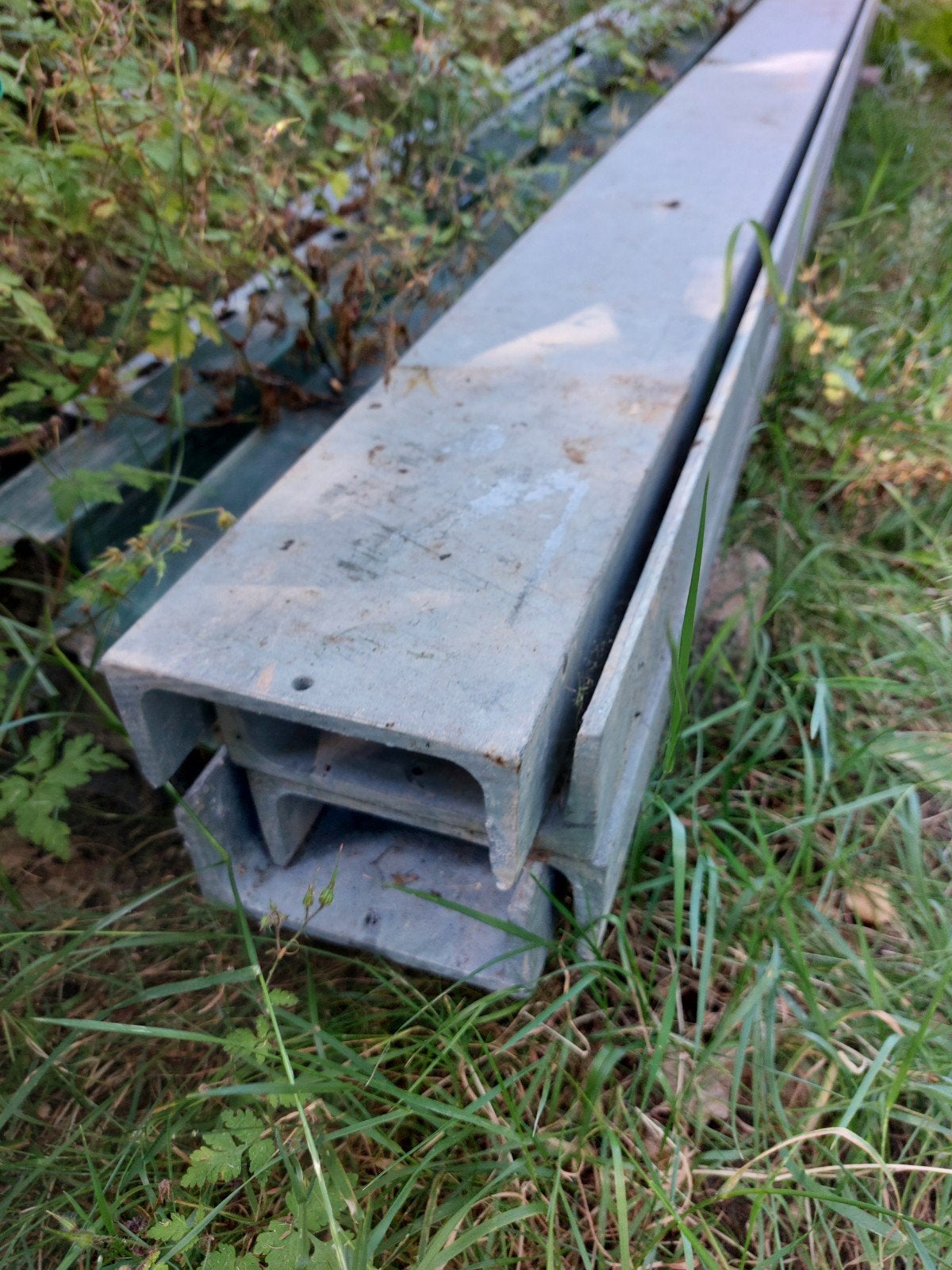 U stalen balken gegalvaniseerd nieuw 140x60x2600mm, Doe-het-zelf en Verbouw, Metalen, Ophalen, Nieuw, IJzer