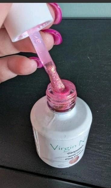 Nieuw!! Virgin Nails Gelpolish Soak Off Pink Parade gellak, Ophalen of Verzenden, Nieuw, Roze, Handen en Nagels