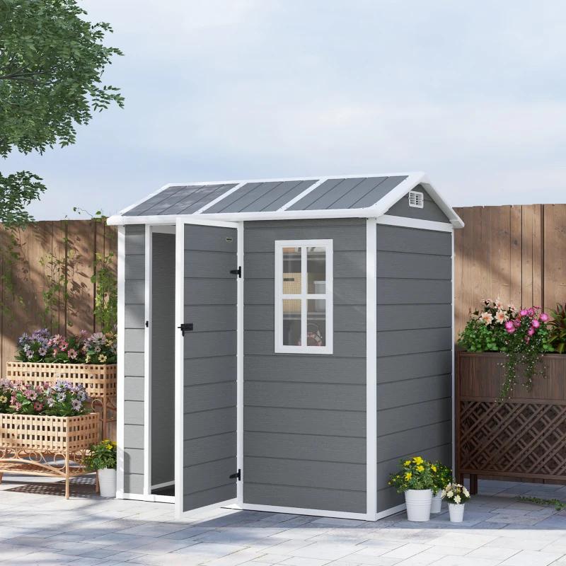 Tuinberging Kunststof Grijs - Compact & Veilig NIEUW, Tuin en Terras, Tuinhuizen, Ophalen, Nieuw, Kunststof, Overige typen