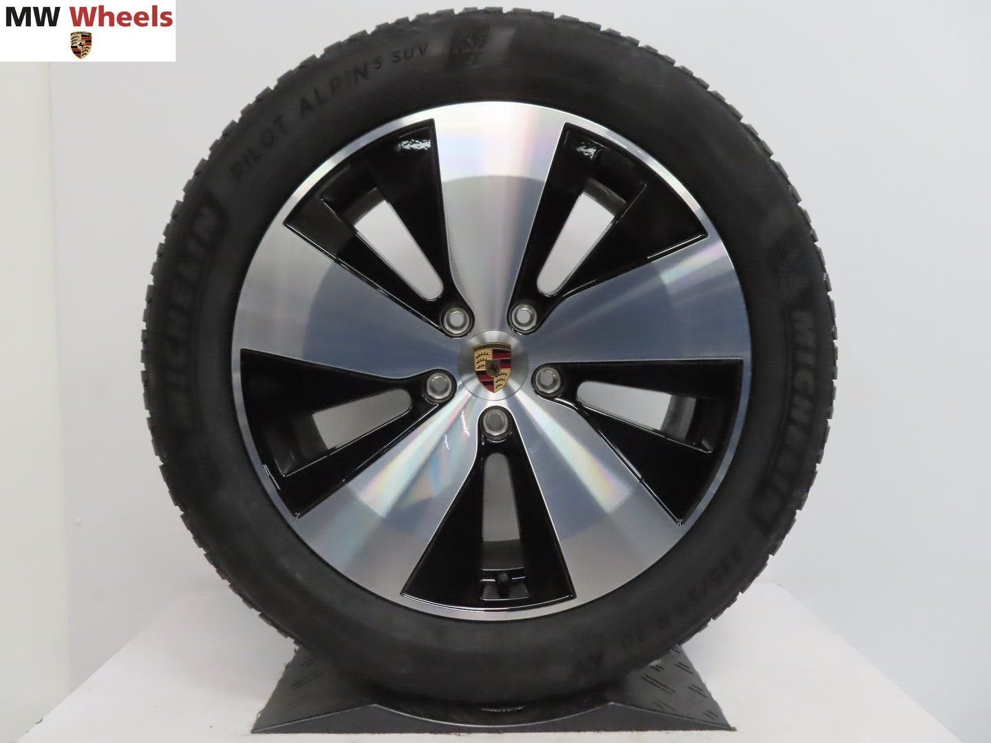 Originele Porsche Macan EV 20 inch velgen winterbanden nieuw, -, 285 mm, -, Banden en Velgen
