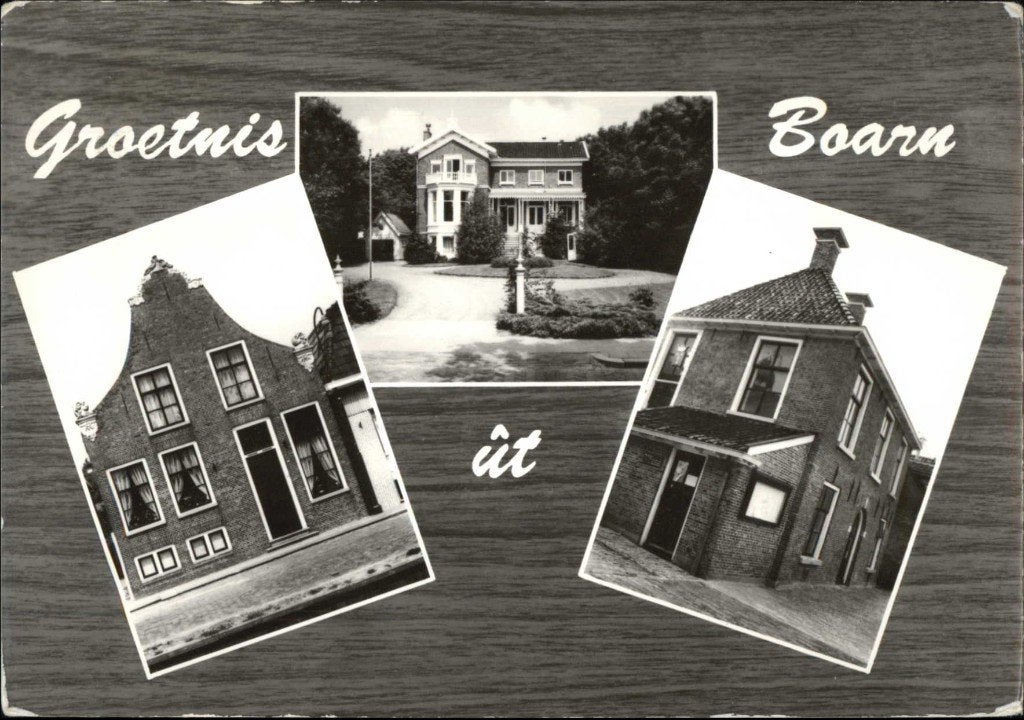 Groeten uit Boarn (Aldeboarn Friesland) 1981., Verzamelen, Ophalen, 1960 tot 1980, Gelopen, Friesland