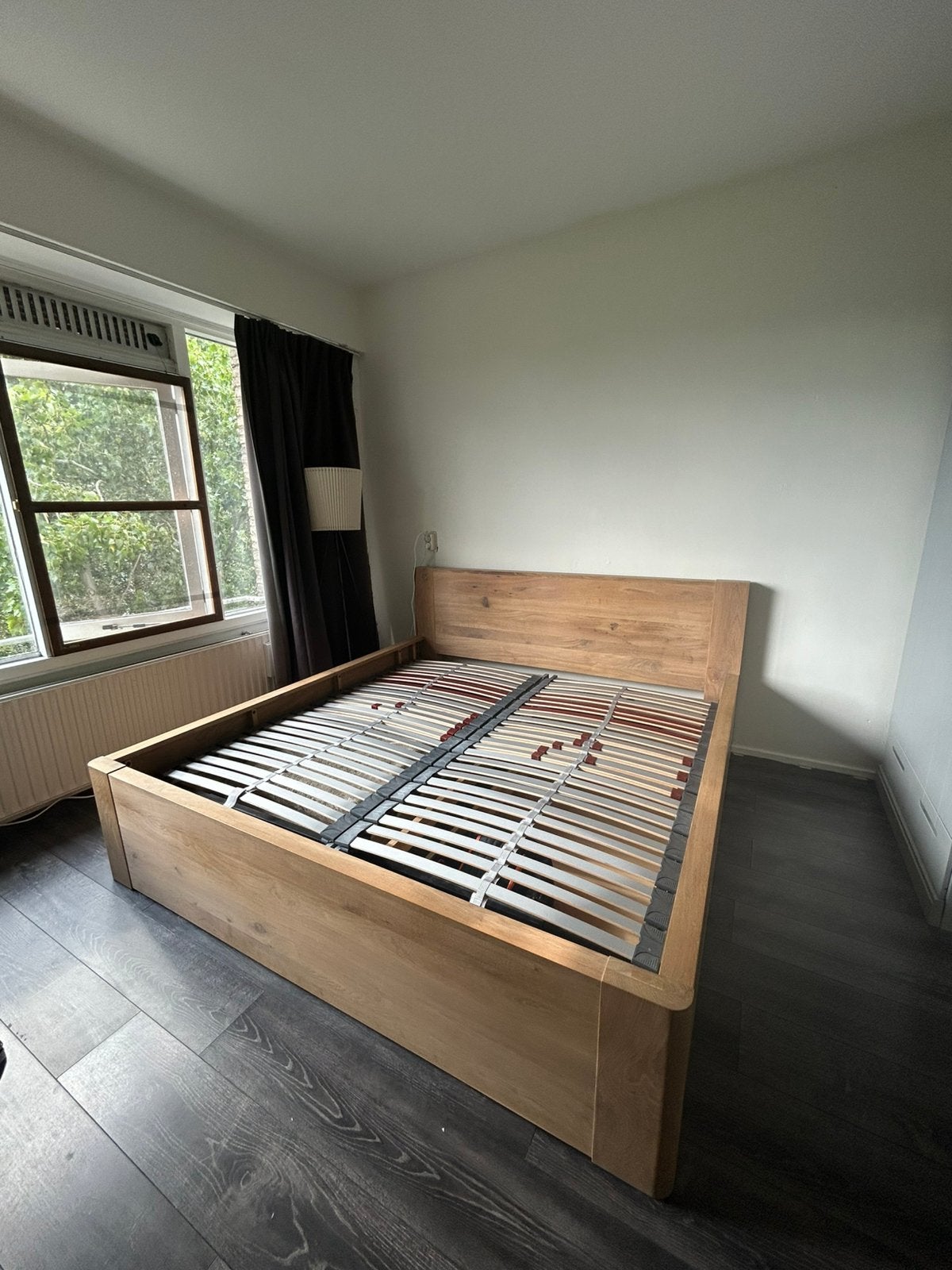 Goossens Bibi bedframe - massief eiken - 180 x 190cm, Ophalen, Overige kleuren, Scandinavisch & Modern, Tweepersoons