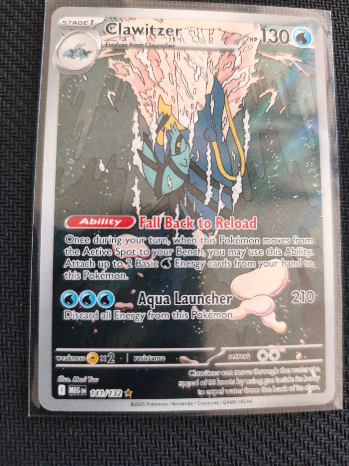 141 Clawitzer Mega Evo Pokemon TCG, Ophalen of Verzenden, Zo goed als nieuw