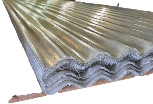 Polyester golfplaten lichtdoorlatend € 10,- per m2 incl. btw, Doe-het-zelf en Verbouw, Dakpannen en Dakbedekking, Ophalen, Overige materialen