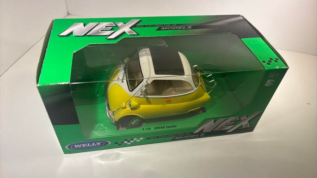 Bmw isetta welly 1.18, Ophalen of Verzenden, Welly, A, A