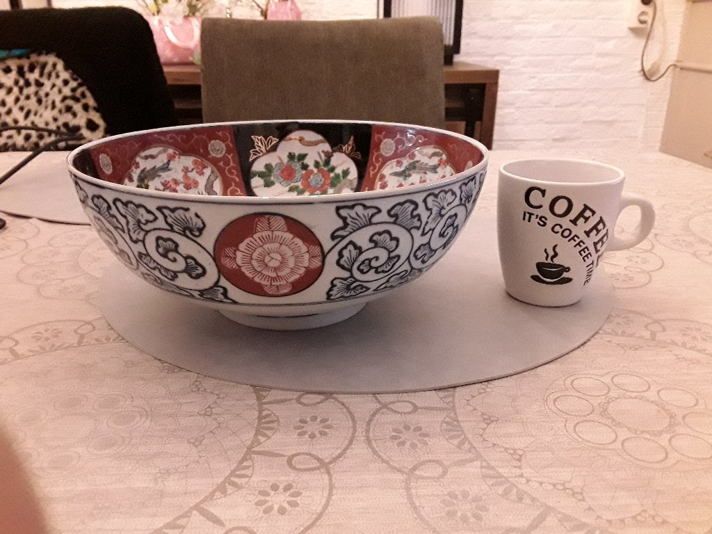 Grote Imari porseleinen schotel, Antiek en Kunst, Ophalen