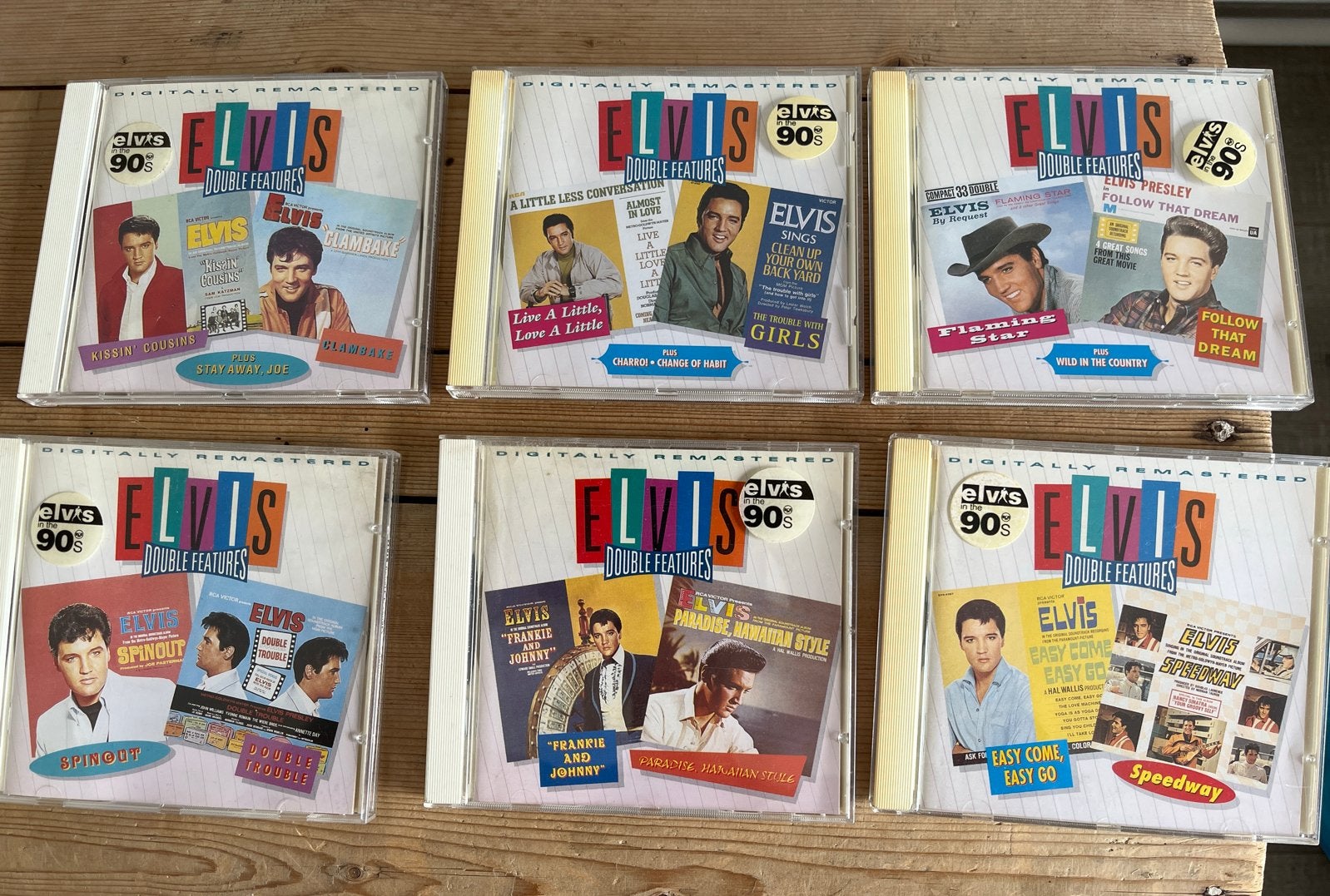 Elvis Presley Double Features CD Boxset - 6 CD's, Boxset, Pop, Ophalen of Verzenden, Zo goed als nieuw