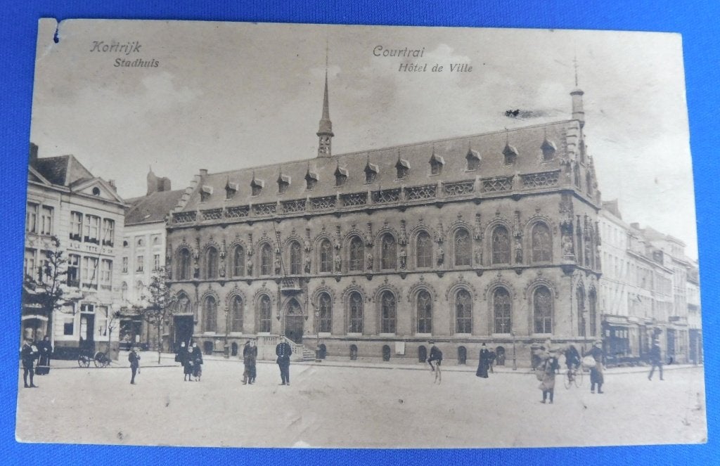 WOI Feldpostkaart Kortrijk Vlaanderen  26. Landwehr Regiment, Verzenden, Landmacht, Duitsland, Overige typen