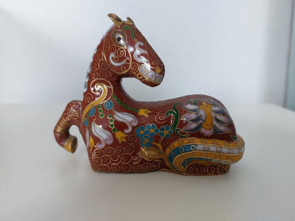 HOUSE OF FABERGE & FRANKLIN MINT IMPERIAL COLLECTIE HORSE, Ophalen of Verzenden