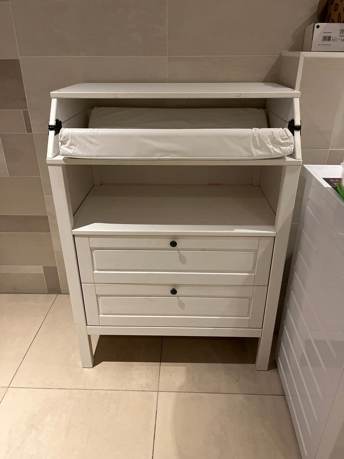 IKEA Sundvik Commode - Wit, Ophalen, Gebruikt, 70 cm of meer, 75 tot 100 cm