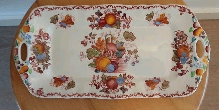 vintage serveerschaal Mason's Patented Ironstone China., Antiek en Kunst, Ophalen of Verzenden