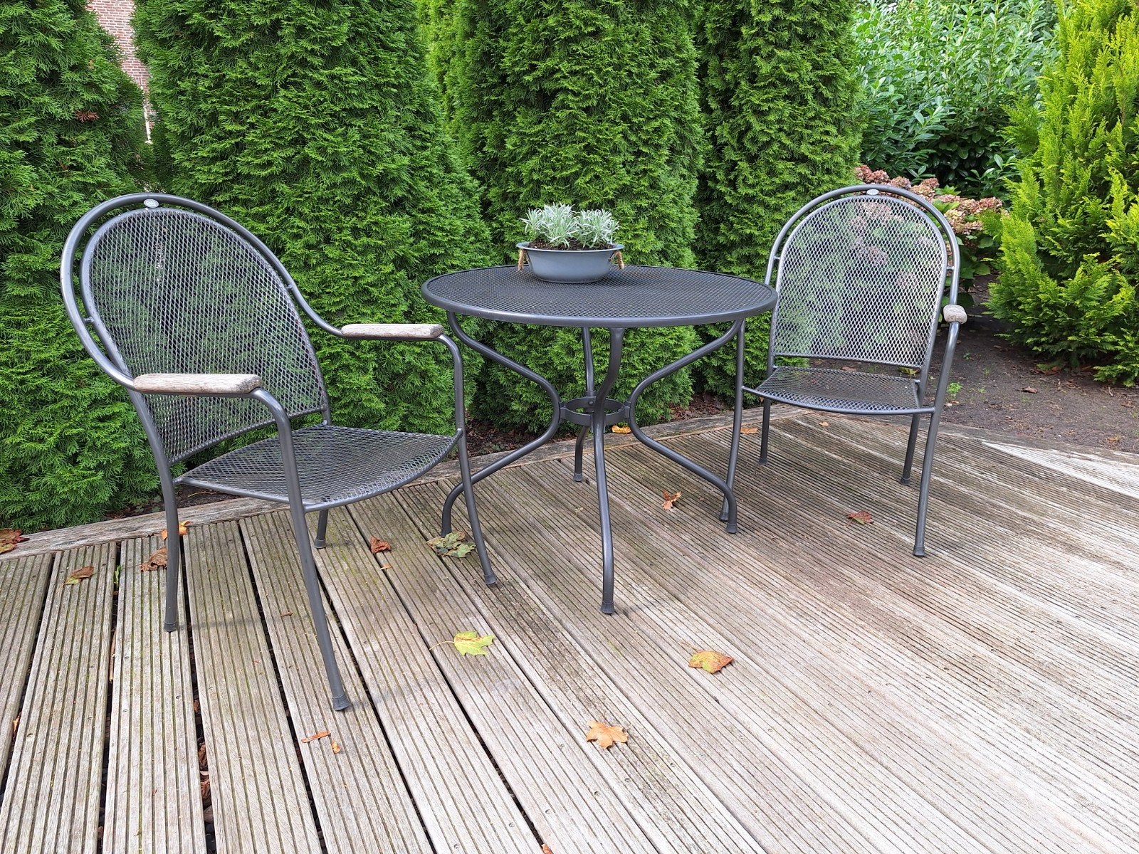 tuinsetje, Tuin en Terras, Overige materialen, Gebruikt, Stoel, Ophalen