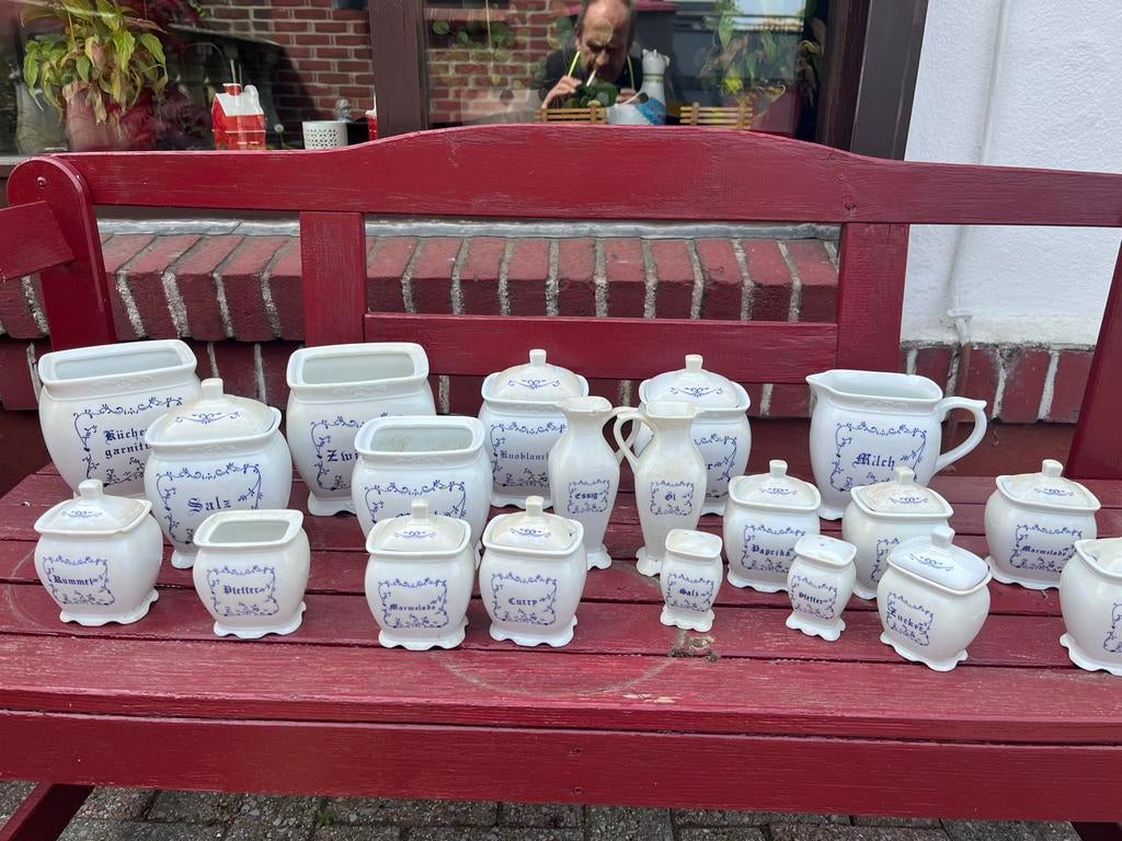 Vintage Keukengarnituur: Kruidenpotten en Meer, Antiek en Kunst, Ophalen