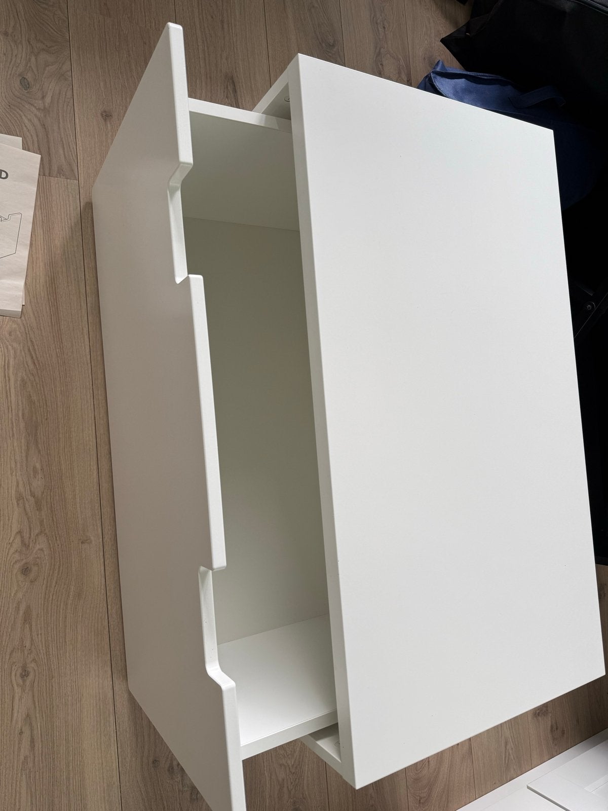 IKEA STUVA MALAD opbergkast met grote la, wit, Huis en Inrichting, Kasten | Ladekasten, Ophalen, 1 of 2 laden, 50 tot 100 cm, Zo goed als nieuw