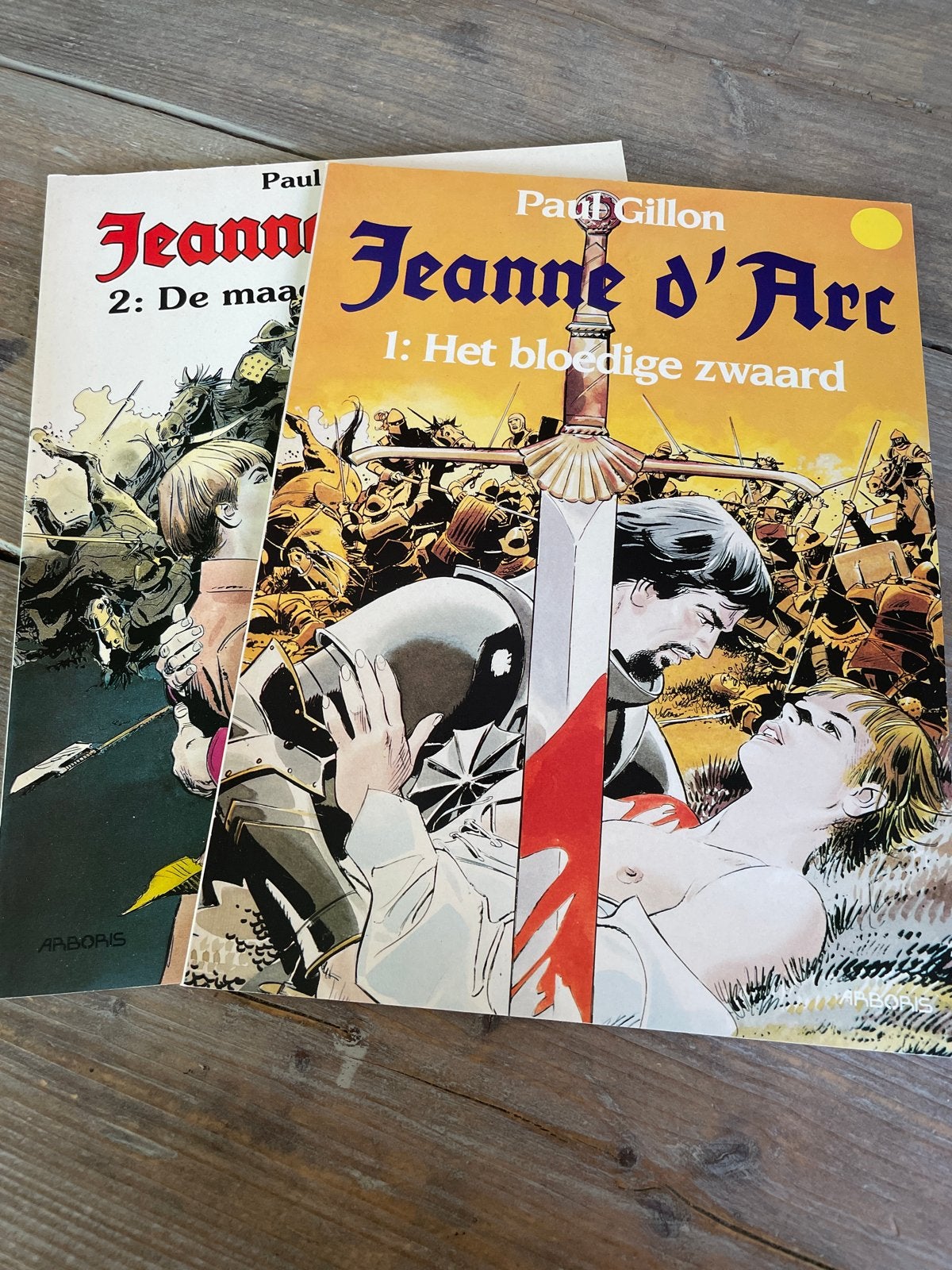 Jeanne D'Arc 1 & 2 - Paul Gillon - RER STUK, Boeken, Meerdere stripboeken, Ophalen of Verzenden, Zo goed als nieuw