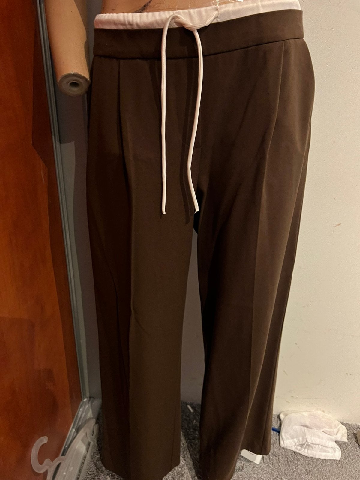 ZARA broek met bies maat s zgan