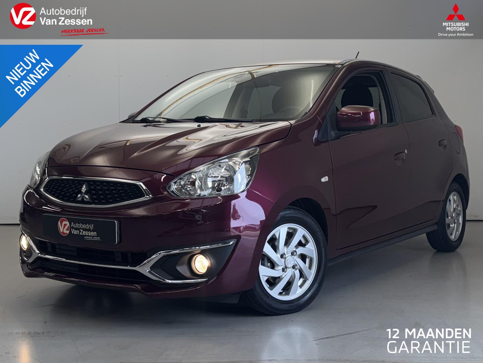 Mitsubishi Space Star 1.0 Intense | NL auto | Airco | Lichtm, 12 maanden, Stof, Gebruikt, Start-stop-systeem