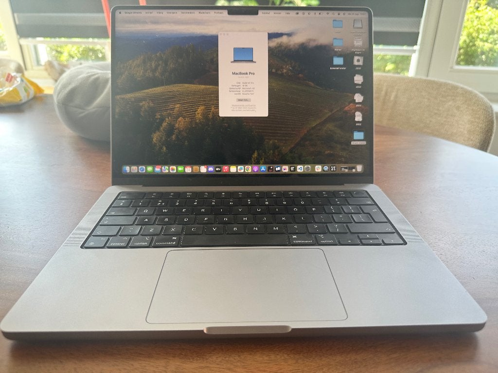 Macbook pro 14 inch, Computers en Software, Apple Macbooks, Gebruikt, Qwerty, Overige groottes, 512 GB