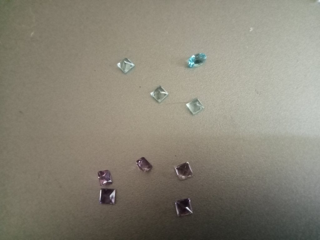 Topaas Carré geslepen, Sieraden, Tassen en Uiterlijk, Edelstenen, Ophalen of Verzenden, Nieuw