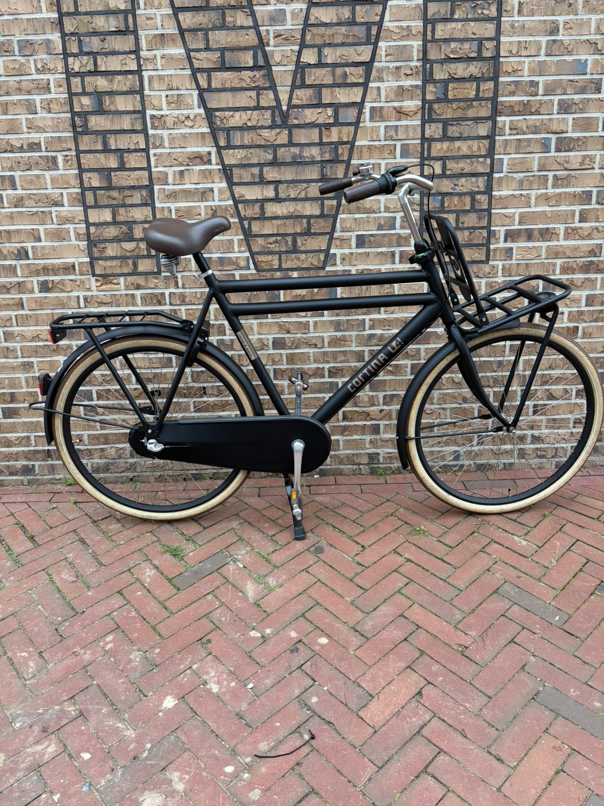 Cortina U4 transportfiets Herenfiets 65cm *ALS NIEUW*, Terugtraprem, Versnellingen, Zo goed als nieuw, 65 cm of meer