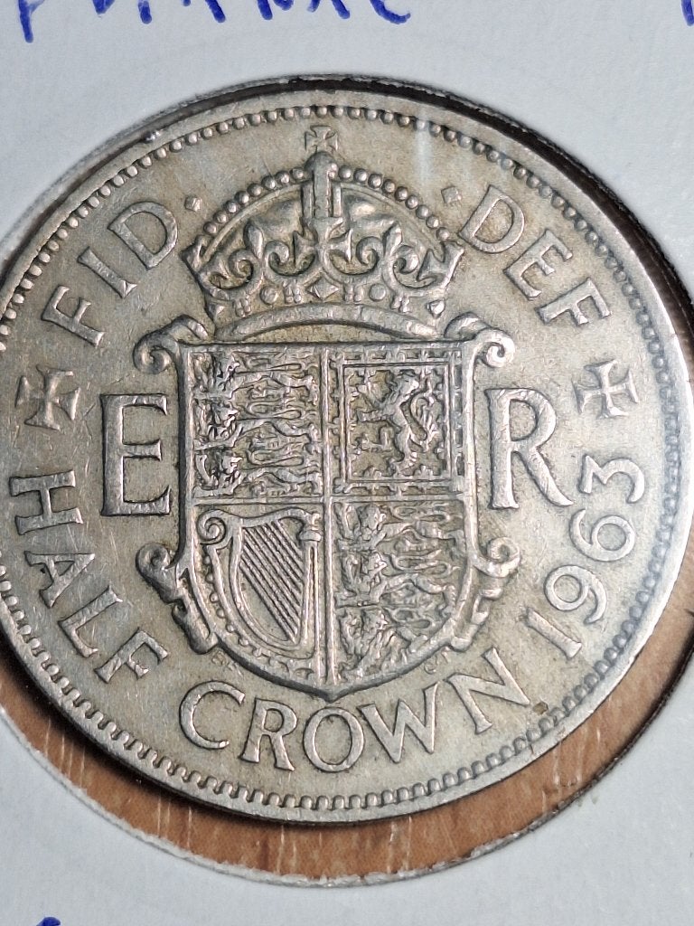 VERENIGD KONINKRIJK half crown 1963 (#219), Postzegels en Munten, Ophalen of Verzenden, Overige landen, Losse munt