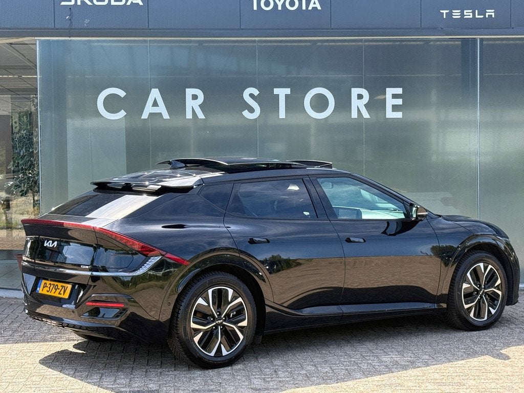 Kia EV6 GT-Line 77.4 kWh 100% SOH PANO|MEMORY|TREKHAAK, Auto's, Kia, Automaat, 228 pk, Achterwielaandrijving, Gebruikt