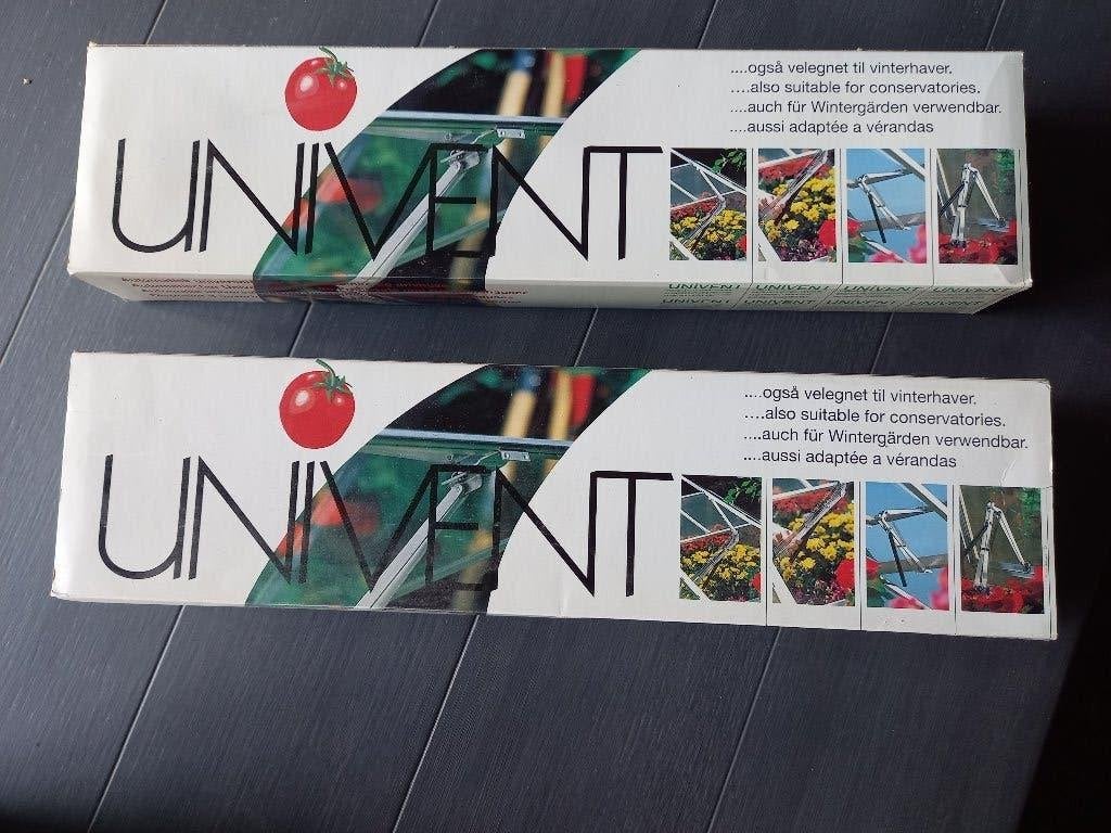 2 Automatische raam- en deuropener Univent met 2 spanveren, Tuin en Terras, Kassen, Ophalen of Verzenden, Overige materialen, Nieuw