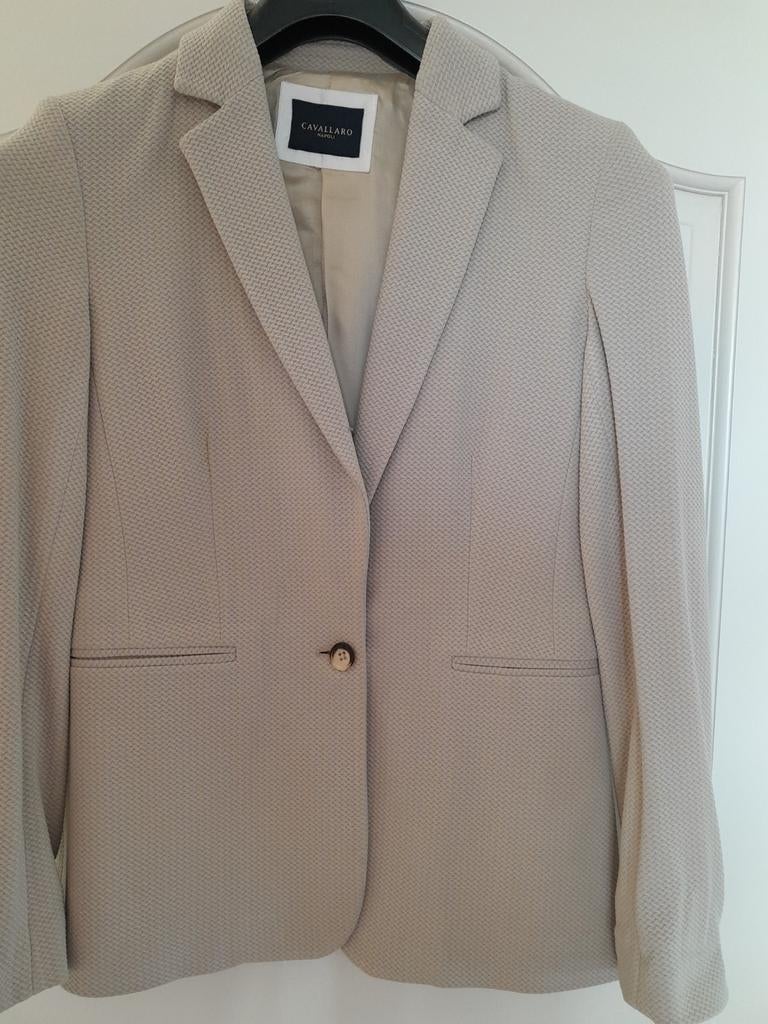 Cavallaro Napoli Dames Colbert - Beige, Beige, Cavallaro Napoli, Ophalen of Verzenden, Zo goed als nieuw
