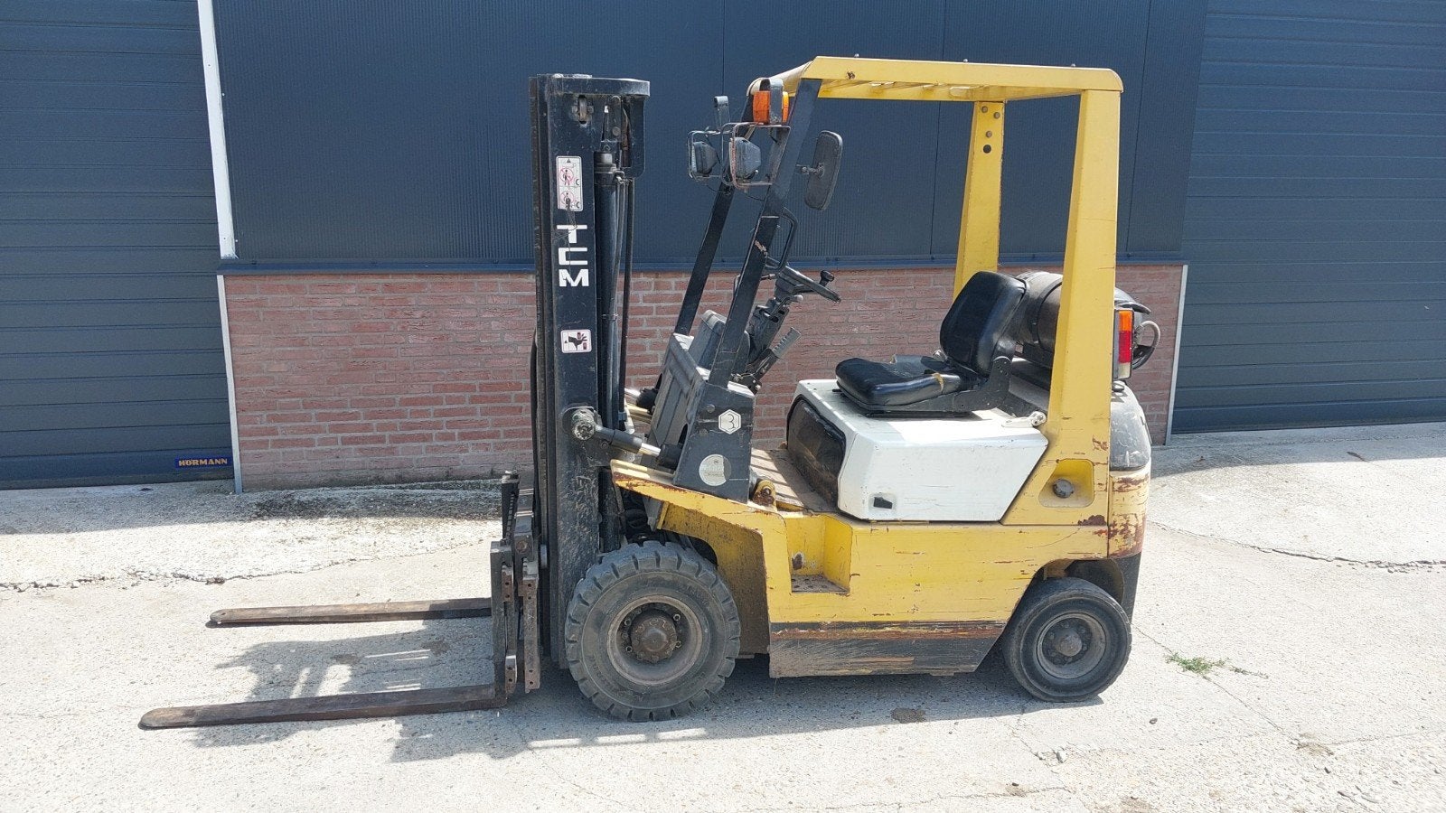 Tcm heftruck 1.5 ton 430 cm mast, Heftruck, 1000 tot 2000 kg, TCM, Ophalen