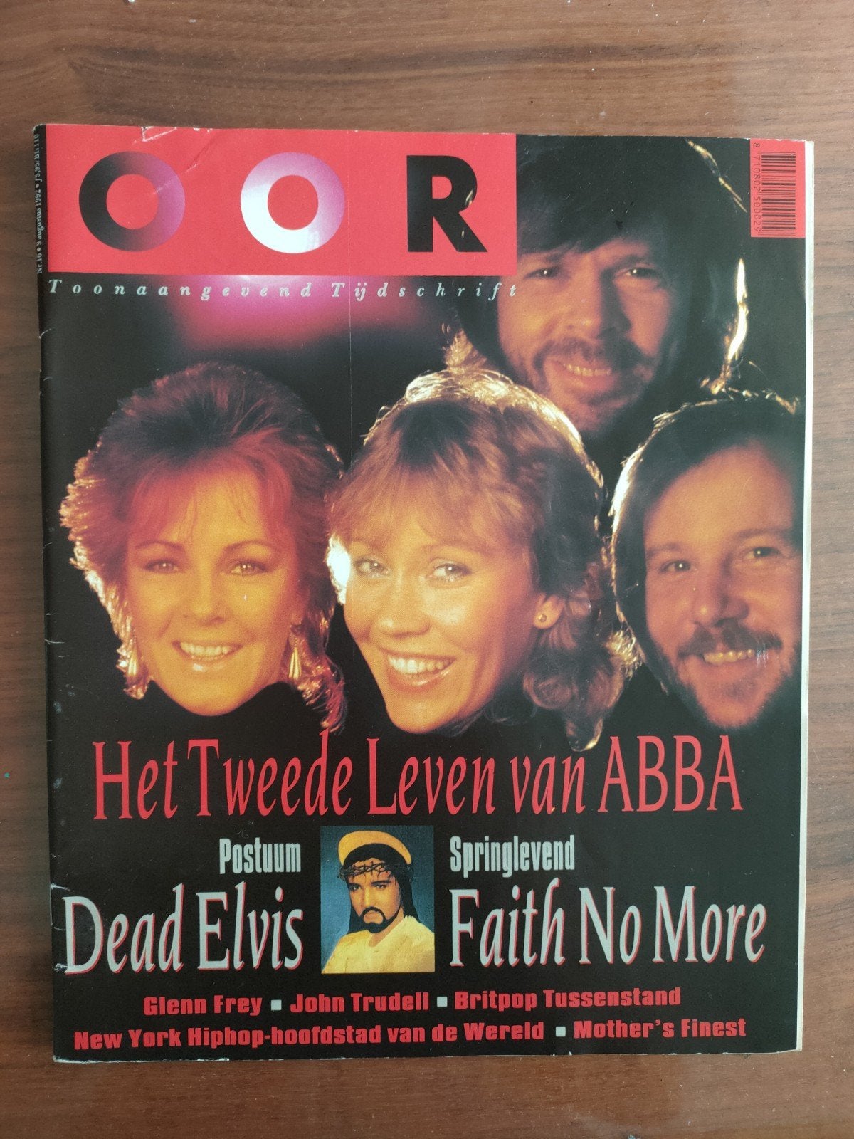 OOR Muziekblad nr. 16, 9 augustus 1992 - ABBA, Dead Elvis, Ophalen of Verzenden, Gelezen, Muziek, Film of Tv