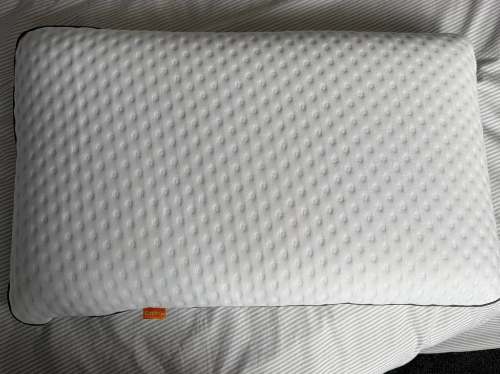 Emma sleep kussen foam, Eenpersoons, Wit, Ophalen of Verzenden, Zo goed als nieuw
