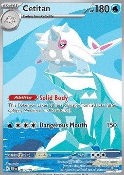 CETITAN EX 201/191 - SURGING SPARKS, Ophalen of Verzenden, Nieuw, Losse kaart, Foil
