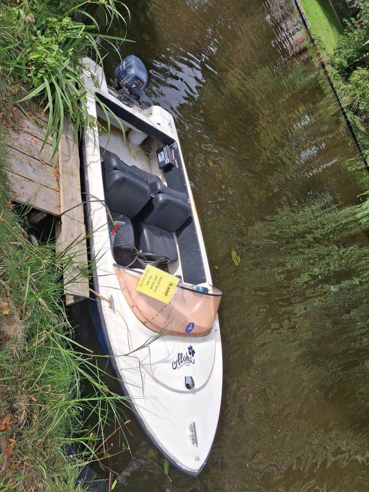 heerlijk bootje ,met top werkende 9.9 4 tact, Watersport en Boten, Ophalen of Verzenden, Gebruikt, Overige typen