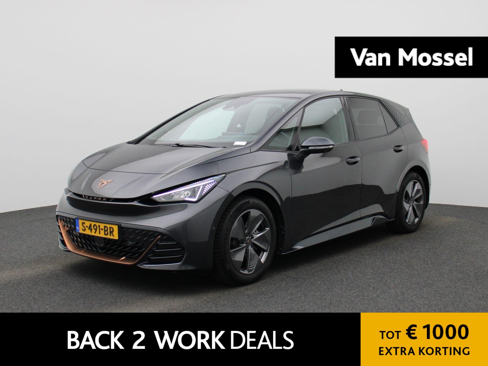 CUPRA Born Business 62 kWh, Auto's, Automaat, 12 maanden, Gebruikt, Zwart
