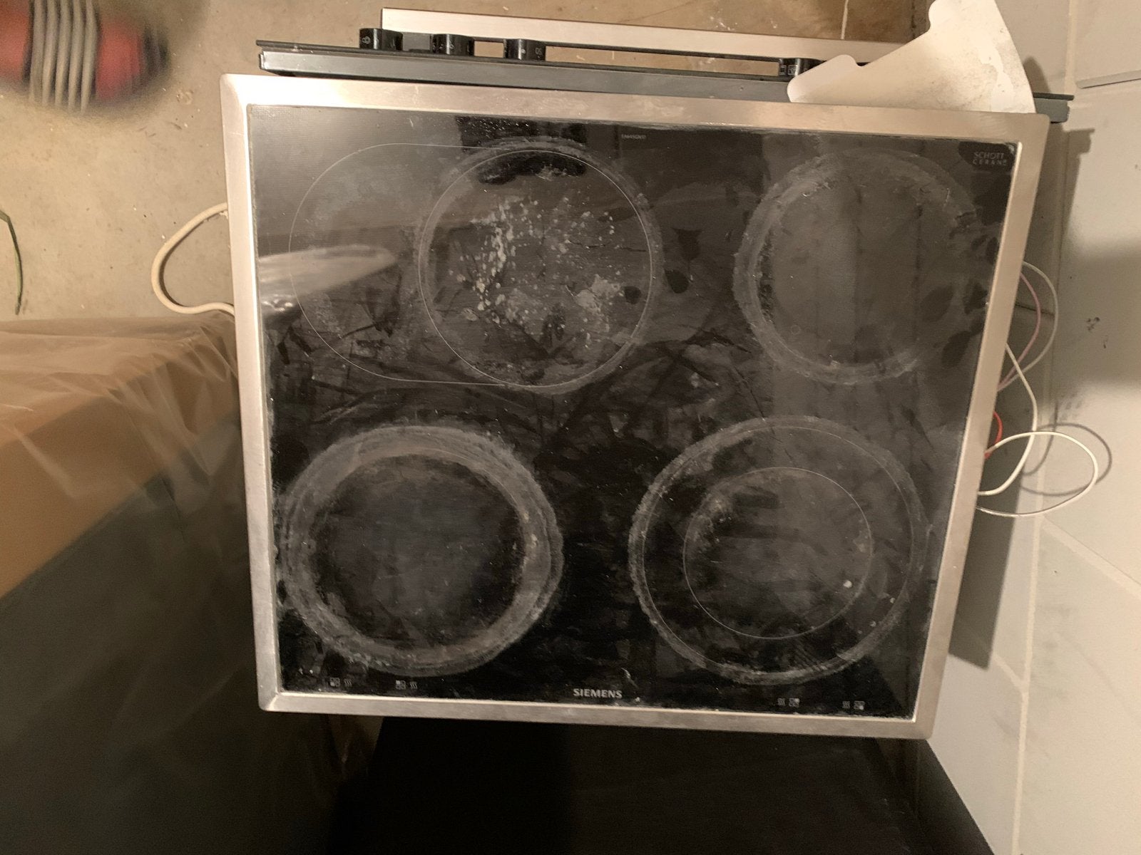 Siemens oven met keramische kookplaat, Witgoed en Apparatuur, Ovens, Ophalen, Gebruikt, Hete lucht, 60 cm of meer