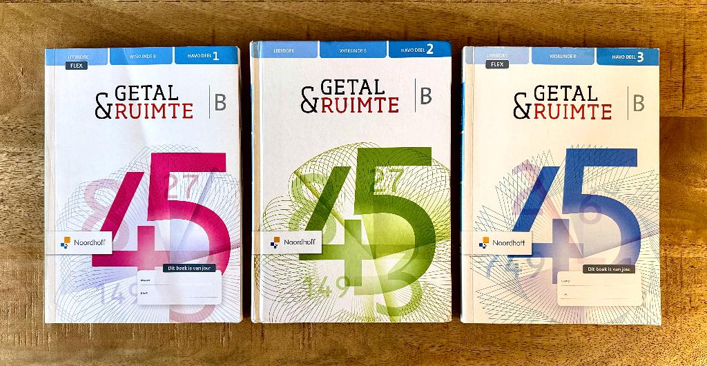 Getal & Ruimte HAVO B Deel 1, 2, 3 Wiskunde, 12e editie, Boeken, HAVO, Ophalen of Verzenden, Zo goed als nieuw, Wiskunde B