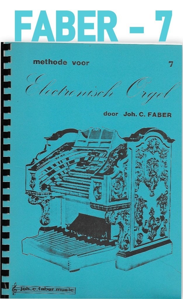 Bladmuziek electronisch orgel joh c faber nr 7, Muziek en Instrumenten, Orgel, Gebruikt, Klassiek, Ophalen of Verzenden