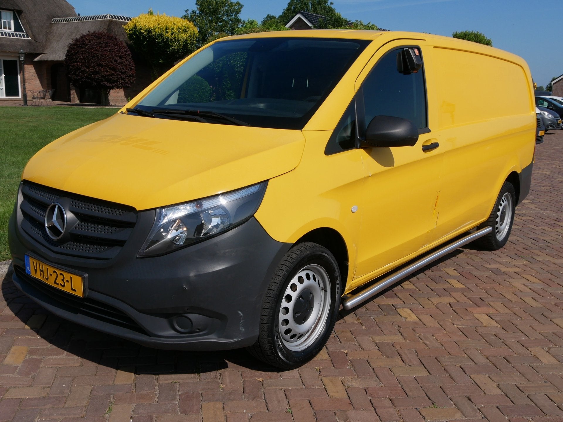 Mercedes-Benz EVito EVito Lang 41 kWh AC CAMERA * 7999 EX BT, Stof, Gebruikt, Zwart, 116 pk