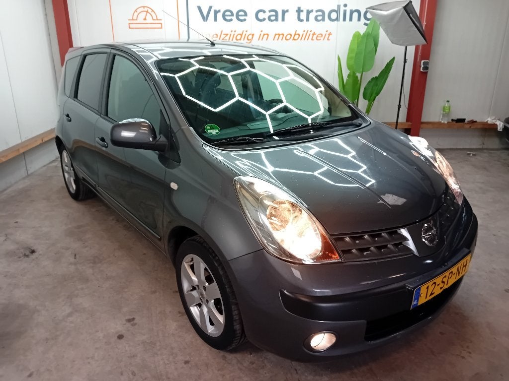 Nissan Note 1.6 16V BJ2006 AIRCO, Voorwielaandrijving, Elektrische ramen, Zwart, 4 cilinders