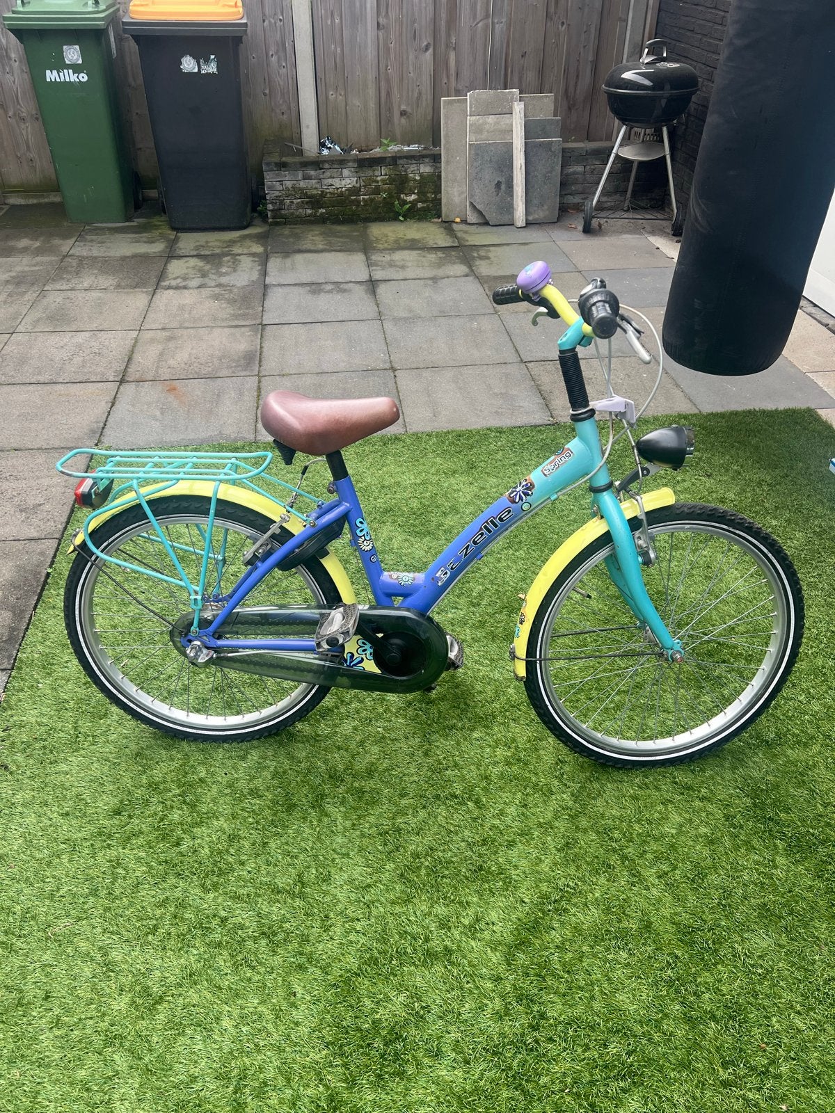 Gazelle meisjesfiets 20 inch - Zo goed als nieuw, Fietsen en Brommers, Ophalen of Verzenden, Zo goed als nieuw, Velgrem, 20 inch of meer